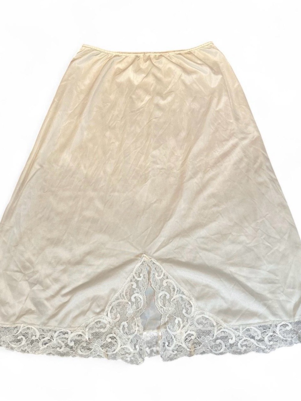 Vintage 70s/80s Nice ‘N Spicy White Slip Skirt
